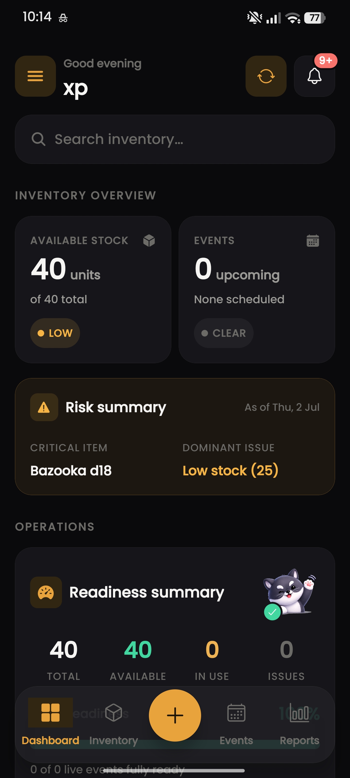 Dashboard